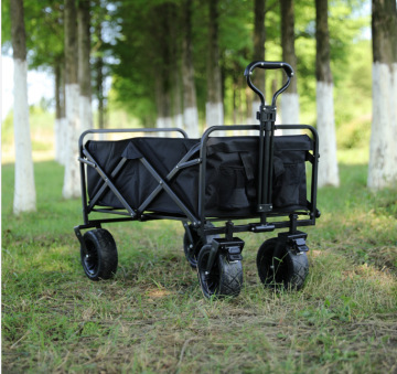 600D Oxford Fabric Beach Wagon with Cup Holders