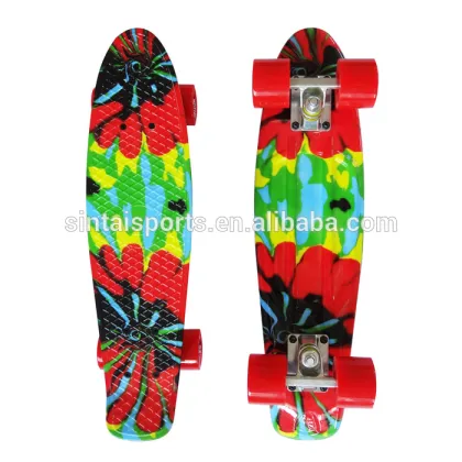 27" TOUCAN TROPICANA NICKEL SKATEBOARD COMPLETED design