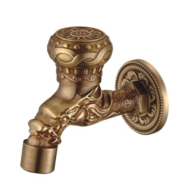Factory Price Outdoor Cold Antique Basin Bibcock Wall Mounted Water Tap
