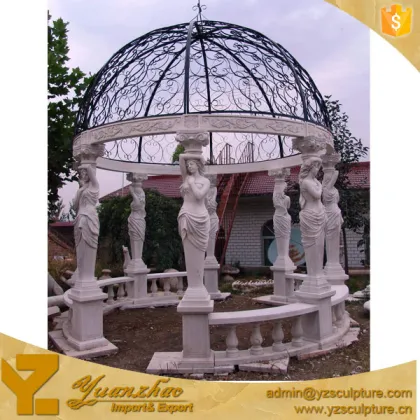 Outdoor Garden Nature Marble Gazebo For Sale