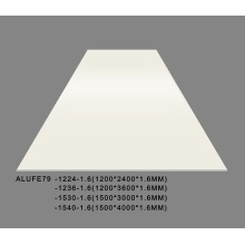 Glossy Cream Aluminum Sheet Plate 1.6mm 5052 H32