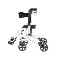 rollator with footrest function New design chair aluminum foldable wheel of rollator Factory