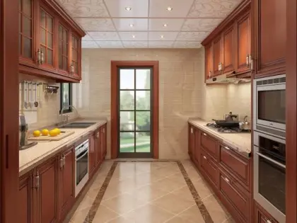 Latest Hardwood Cabinets Dark Oak Bespoke Kitchen Cabinets