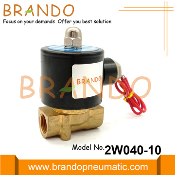 2W040-10 Brass Water Solenoid Valve 3/8'' 24V 220V