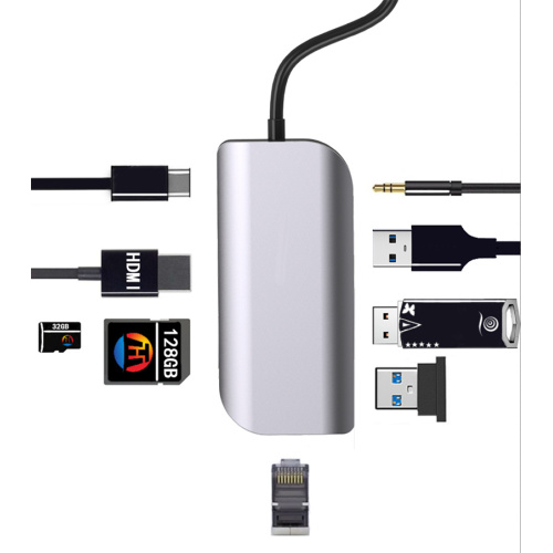 Docking station 9 IN 1 Convertitore multiporta HDMI\PD\USB