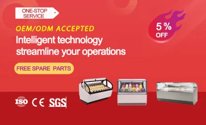 Commercial Ice Cream Popsicle Freezing Equipment - Horizontal Refrigerator