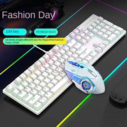 Wired 104 Keys Factory OEM Game Business Office Keyboard