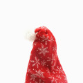 เครื่องประดับคริสต์มาสเกล็ดหิมะตกแต่งซานต้าหมวกตกแต่ง