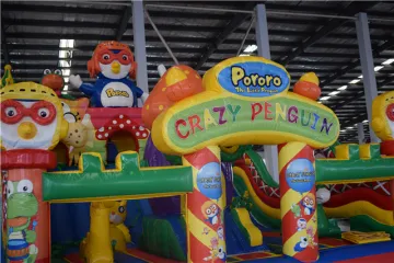 Commercial Inflatable Jungle Bounce House Combo Kids Inflatable Animal Bouncer Castle with Slide