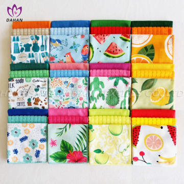 serviette de cuisine en microfibre de couleur unie