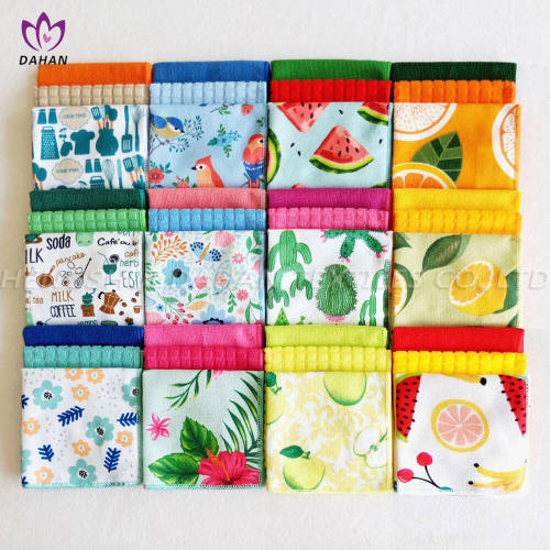 solid color microfiber kitchen towel