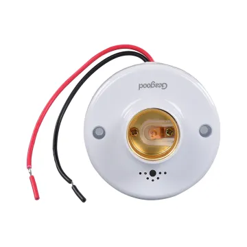Geagood GD-S4 CE White Sound Sensor Lamp Holder with Easy Installation