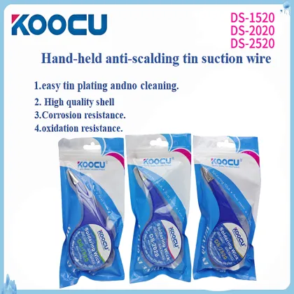 Anti scalding desoldering wick