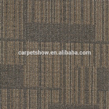 pp material with bitumen back heavy office commericial carpet tile
