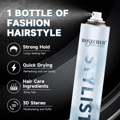 BOSECHER OEM: Manufacturer of Barber Styling Products, Natural Hair Spray & Strong Hold Hair Spray
