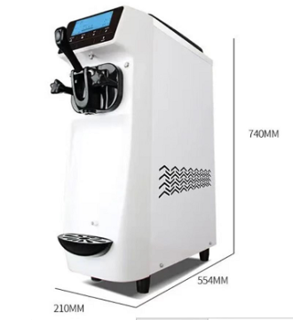 Sicotcna Commercial Ice Cream Machine: Soft Serve Ice Cream Machine for Small Scale Production