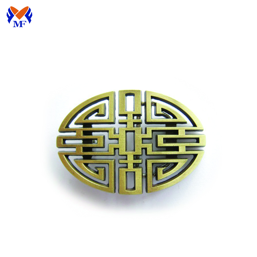 Metal crafts custom logo belt buckle for men