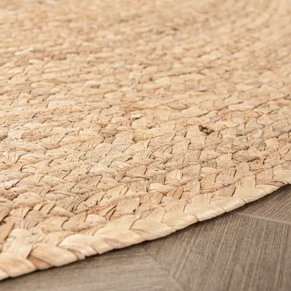 Round water hyacinth rug home mats