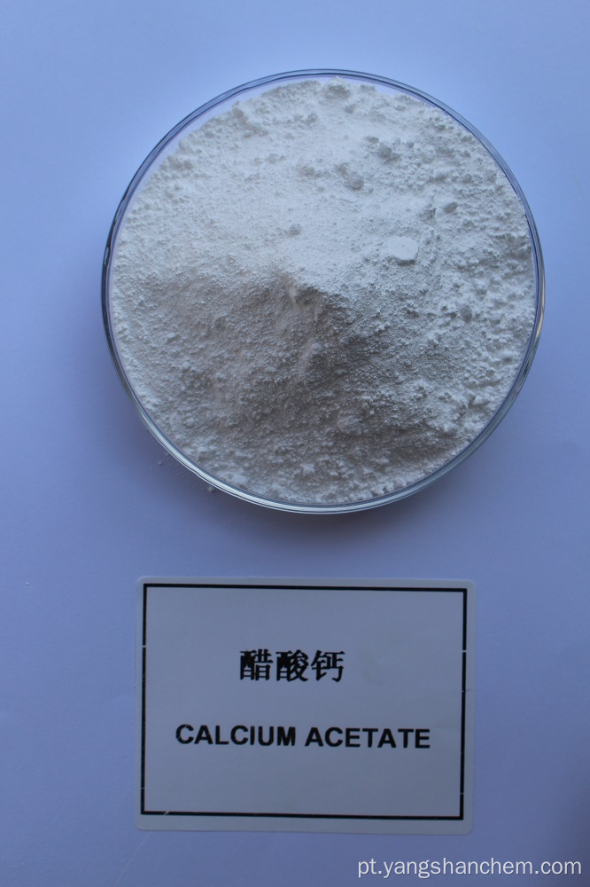 Acetato de cálcio ANYDROUS Powder FCC Grade