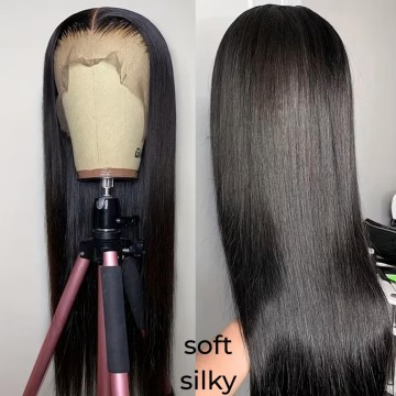 13x4 Straight Human Hair HD Lace Front Wig