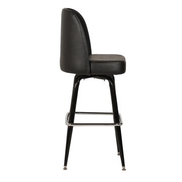 big bucket black bar stool