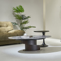 Fancy Modern Unique Design Quality Oval Coffee Table