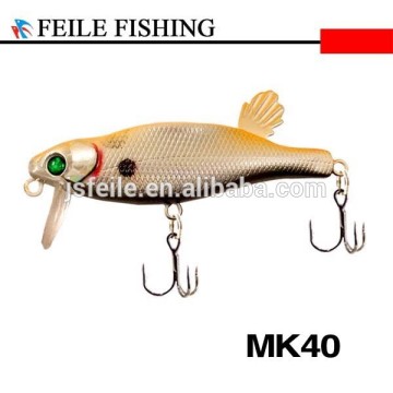 New style 8.5cm/9.6g minnow fishing lure moulds with stainless steel hook