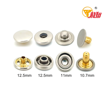 686# Brass Four-Part Snap Fastener Set