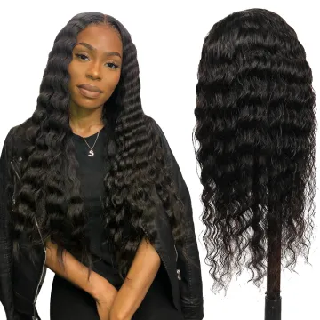 Highlight Cuticles Aligned Brazilian Virgin Human Hair Lace Frontal Wigs, Remy Wavy Human Hair PrePlucked Highlight Lace wigs