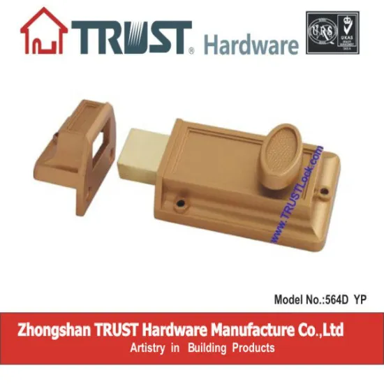 564D YP:Rim Cylinder Zinc Alloy Shell Strong Night Latch