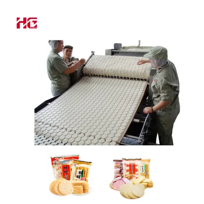 Snow Rice Cracker Making Line: Rice Crackers Manufacturing Equipment