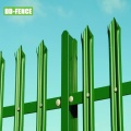 Fence da palizzate a W di tipo galvanizzato e rivestito in polvere