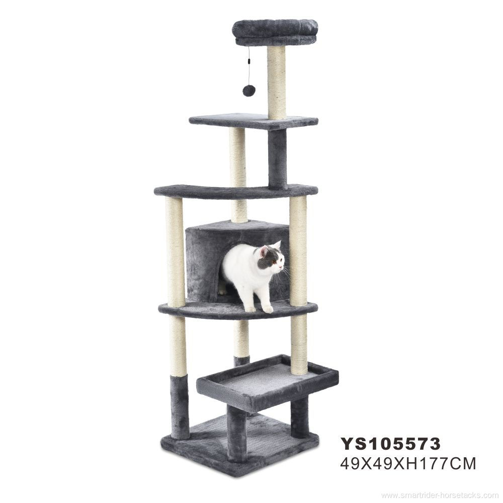 The Feline Funhouse Climbing Tower