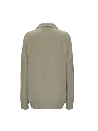 Ladies' grey green casual sports jacket