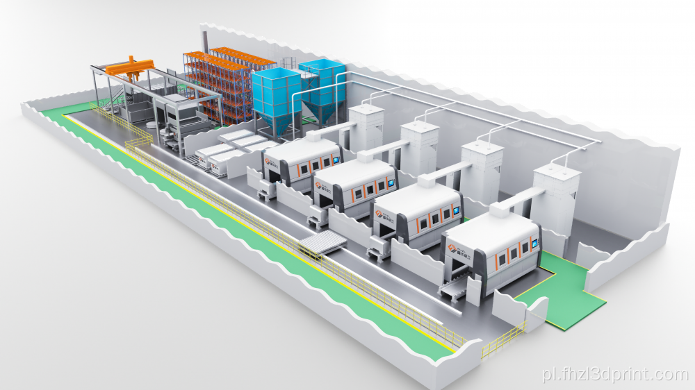 System 3D produkujący przyrost