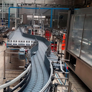 Automatic Bottle Collection and Release Buffer Conveyor System for the Bottle Industry