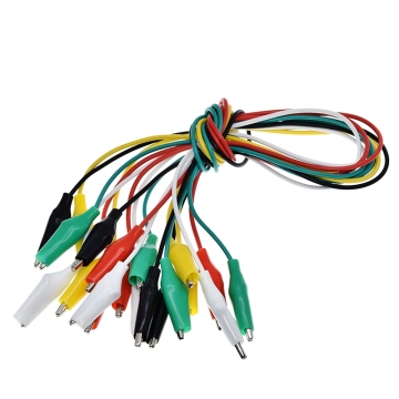10pcs clip alligator TZT Clips da test fai -da -te - Clip di coccodrillo a doppia estremità