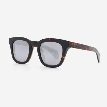 Square Bevel Acetate Men's Sunglasses 24A8015