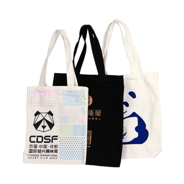 Personalized Panda Printed Canvas Bag