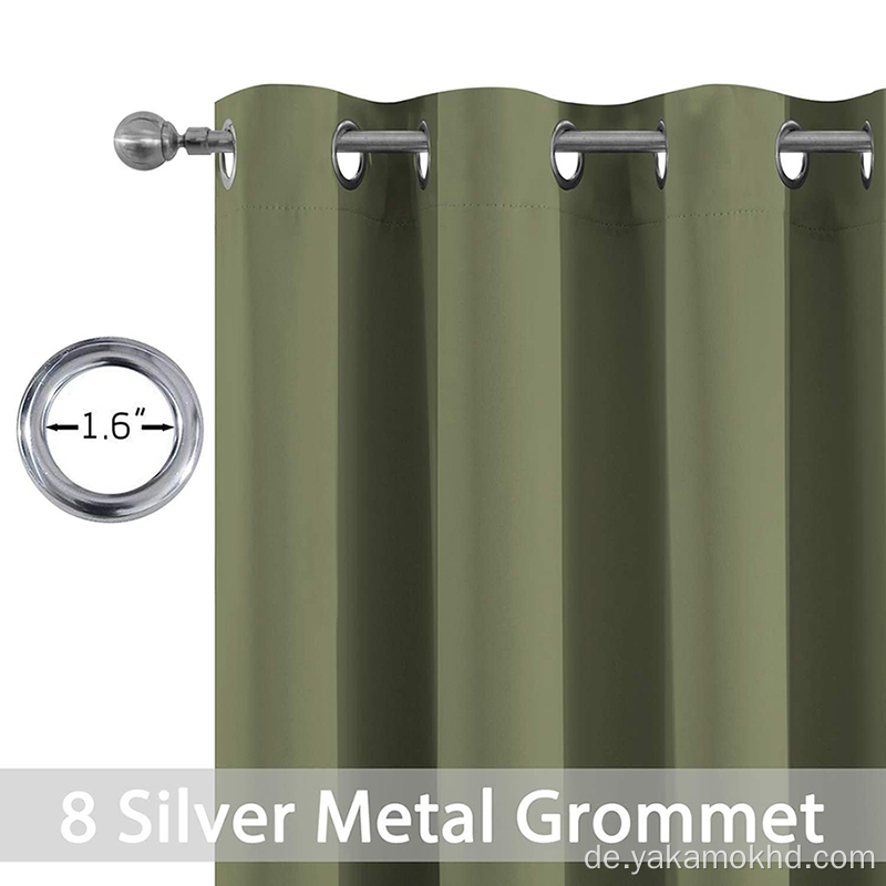 Sage Blackout Curtains 63 Zoll lang