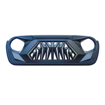 N2 Jeep Front Grill With Daytime Light & Amber Turn Signal Light, Fit For JEEP Wrangler JK/JL/ Jeep Gladiator JT