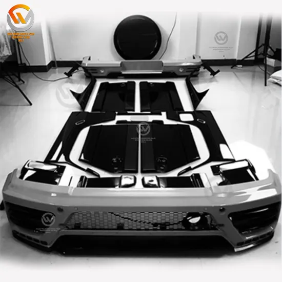 Wide MS Style Fiber Glass and Carbon Fiber Body Kit for G Class W463 G500 G63 G65
