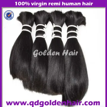 Natural Color Silky Straight Virgin Brazilian Hair Bulk