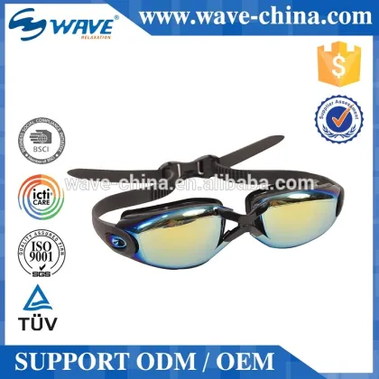 Brand New Mirrored Silicone Swimming Goggles Wholesale