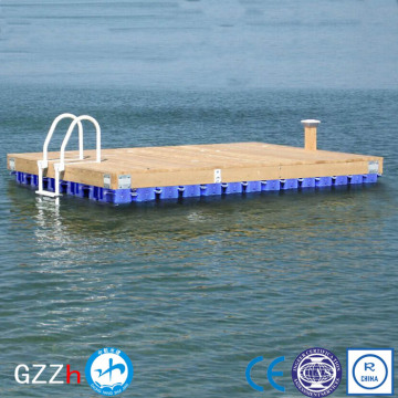 HDPE plastic pontoon swim raft