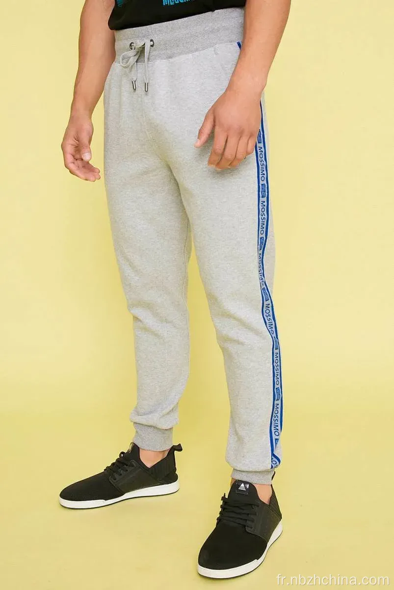 Pantalon de jogger à bande tissé pour hommes Sport pour hommes