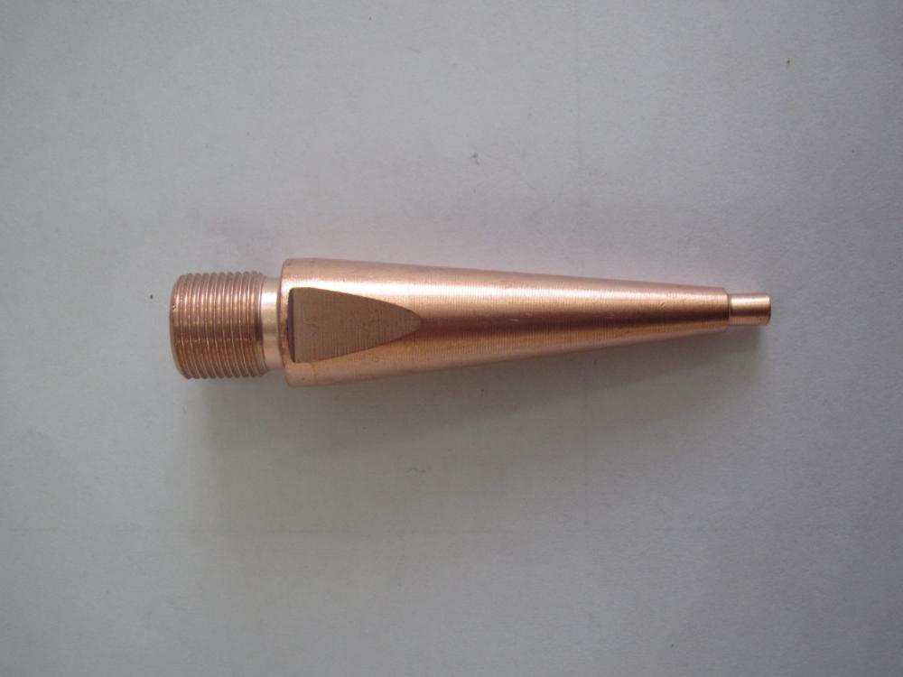 Welding current contact nozzle