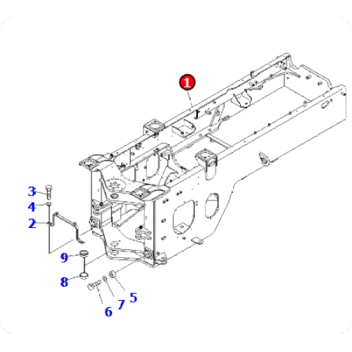 Loader WA320-6 FRAME 419-968-4112