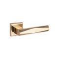 New idea zinc alloy door handle on rose