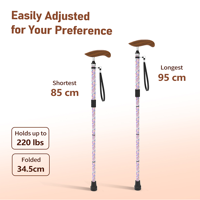 Lightweight Foldable Carbon Fiber Cane for Heavy Load - View 4